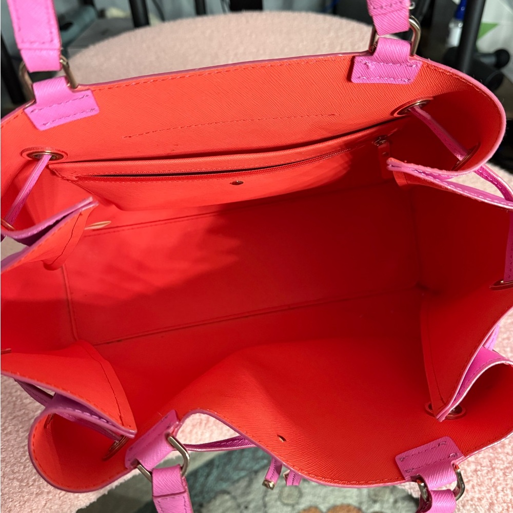 Kate Spade Pink and Orange Shoulder Bag - Picture 5 of 7